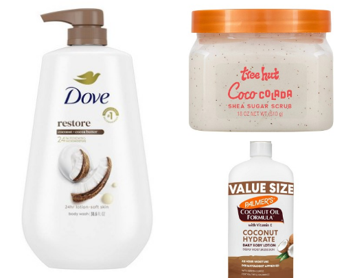 Coconut holic shower routine 🌴 🥥 cover photo collage