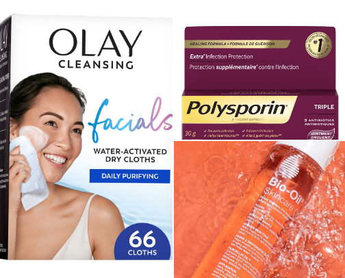 Skincare cover photo collage