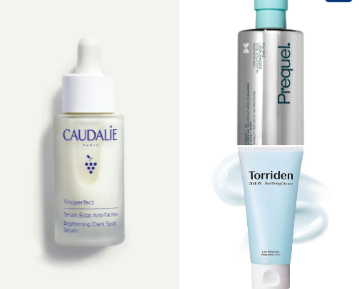 Skincare essentials cover photo collage