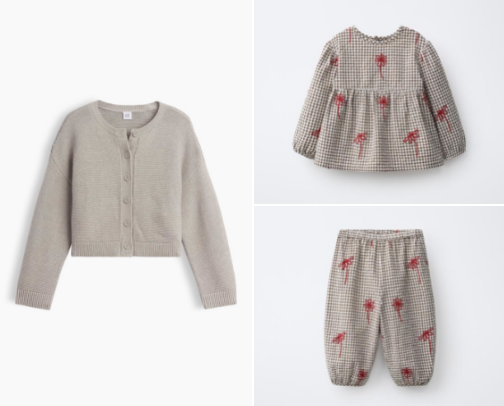 Matching fall outfits for mom & baby girl cover photo collage
