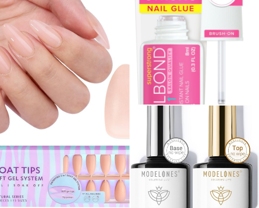 the press-on nail essentials that will make you never want to go back to the nail salon 💅 cover photo collage