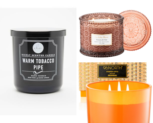 Best Fall Candles cover photo collage