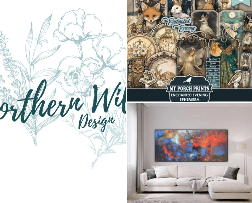 Etsy shops cover photo collage