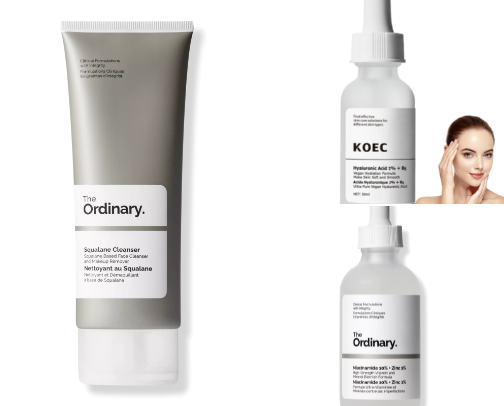 My skincare routine cover photo collage