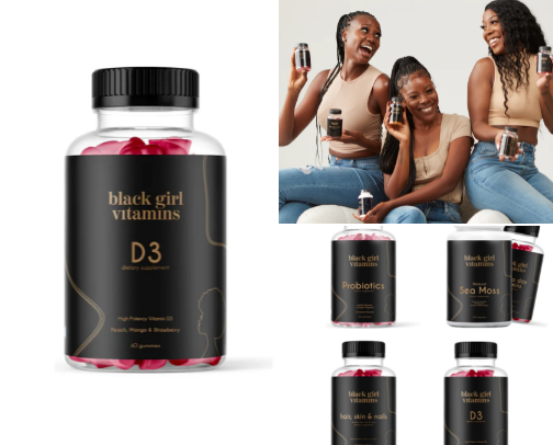 Black Girl Vitamins cover photo collage