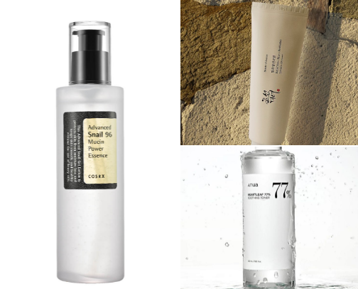 Glass Skin Essentials: The Best Skincare for a Radiant Glow cover photo collage