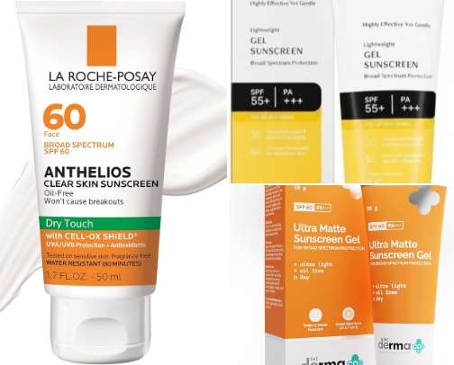 Sunscreens by Skin Type (Gentle, Wearable, Everyday) cover photo collage