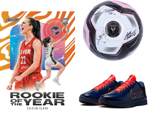 "Top Picks: Trendy Sneakers, Stylish Dresses, Autographed Memorabilia & Fan-Favorite Sports Gear for Gifts, Fashion & Game Day" cover photo collage
