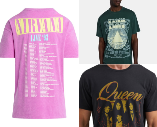 Living on a prayer & band tees 🎶 cover photo collage