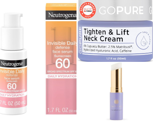 Skincare cover photo collage