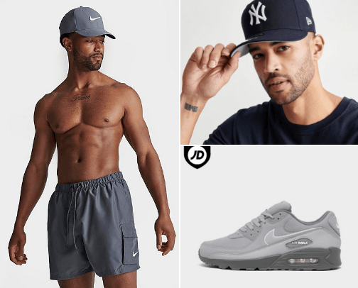 Men's clothing cover photo collage