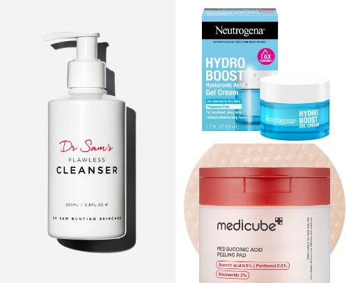 Tired of 50 step skincare routines? I got ya! cover photo collage