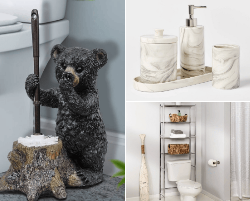 Toilet cover photo collage