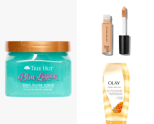 Cosmetics cover photo collage