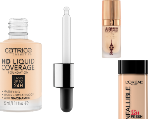 base (drugstore & high-end) ⋆˚꩜｡ cover photo collage