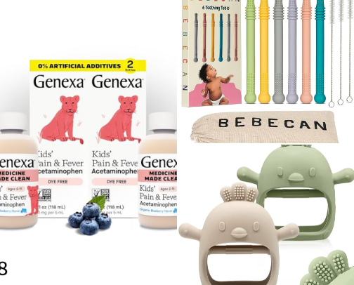 Teething Must Haves cover photo collage