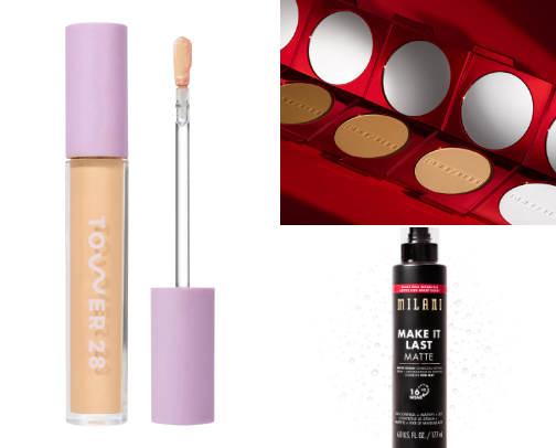baddie makeup essentials 💌 cover photo collage