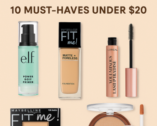 ✨ Soft Glam Glow: 10 Affordable Must-Have Products (All Under $20) cover photo collage