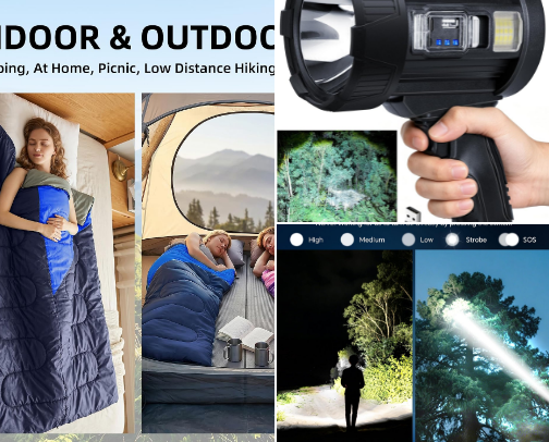 Camping Gear For Beginners cover photo collage