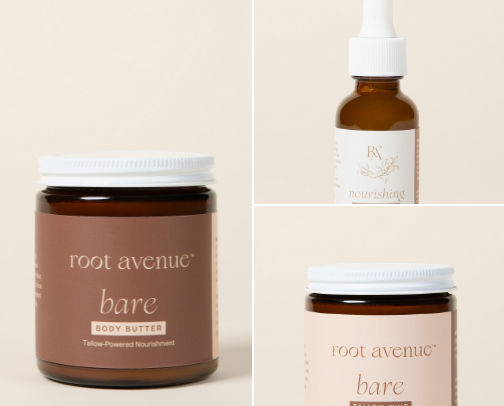 Natural skincare favorites cover photo collage