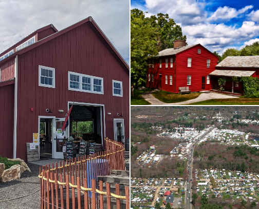 Fall in love with autumn in Massachusetts cover photo collage