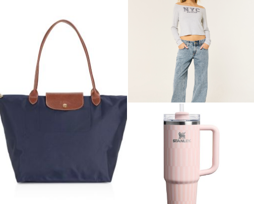 back 2 school essentials for the girlies (college edition) cover photo collage