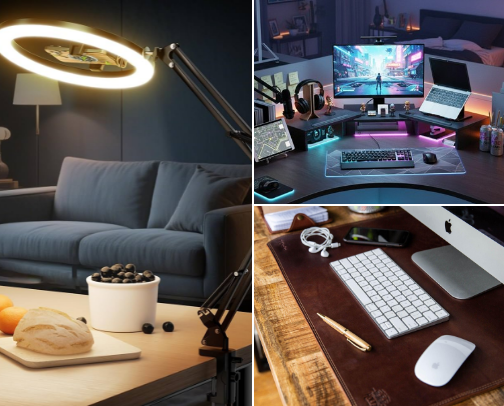 Work-from-Home and Content Creator Essentials cover photo collage