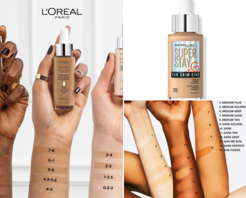 MAKEUP FAVES 🫧💫🪩 cover photo collage