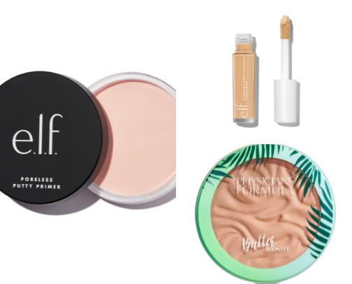 Affordable Glam: Look Like a Million Bucks for Less (Drugstore Edition) cover photo collage