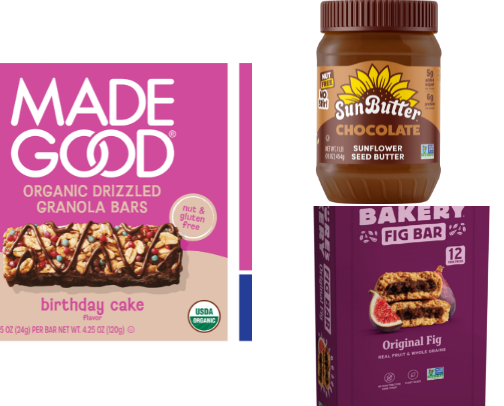 Peanut/Tree nut free favs cover photo collage