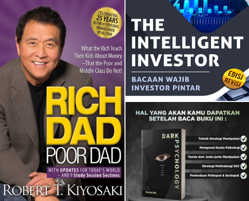 📚 Top Investment Book Recommendations cover photo collage