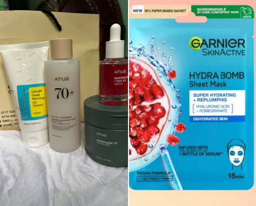 Daily skincare I follow as a dry skin girl cover photo collage