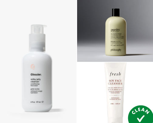 Cleansers & Makeup Removers cover photo collage