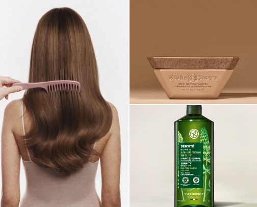 My must-haves hair products cover photo collage