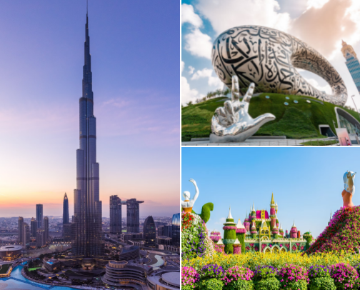 top 10 activities in Dubai🗺️ cover photo collage