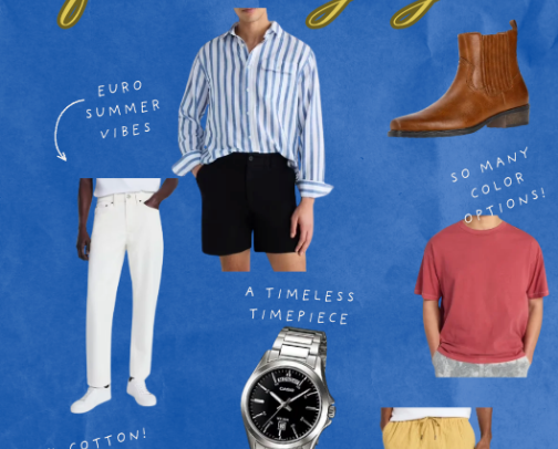 Finds for the guys cover photo collage
