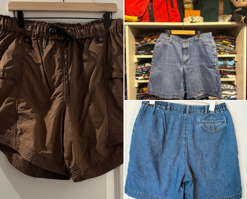 second-hand shortz (large & above) cover photo collage