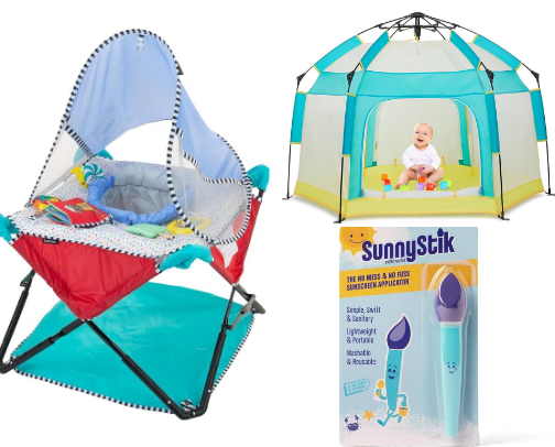 Sunny Essentials for Kids: From Sunscreen to Splash Time cover photo collage