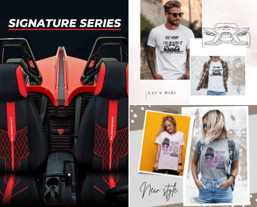 Polaris Slingshot. cover photo collage