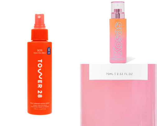 Best face mists cover photo collage