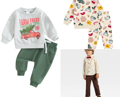 Cutest Christmas Outfits for Kids cover photo collage