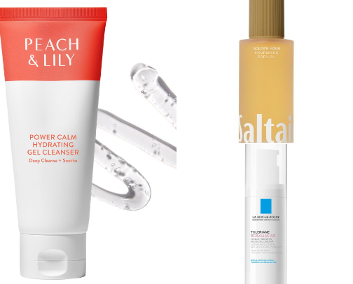 Skin Care Glow Up Essentials cover photo collage