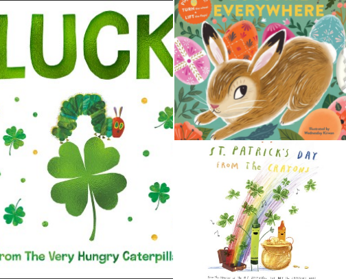 Books You'll Find on My Kids Bookshelf This Spring cover photo collage