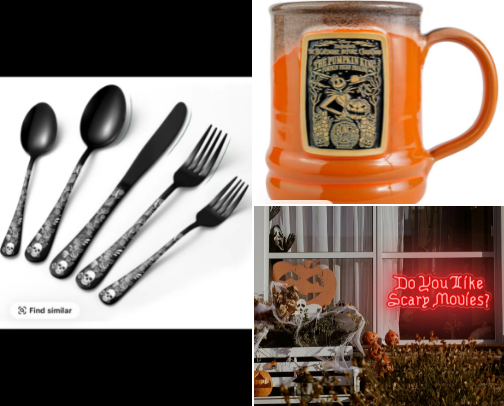 Spooky home cover photo collage