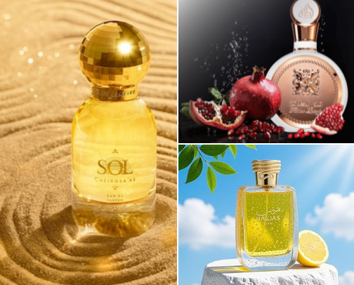 Perfume on a Budget cover photo collage
