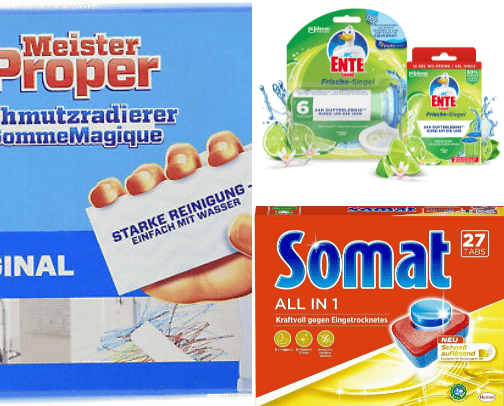 Household essentials cover photo collage
