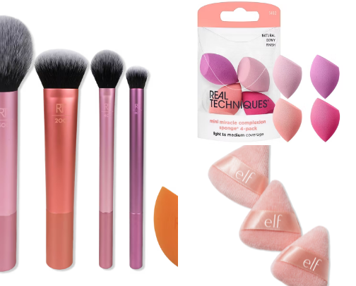 Essential Makeup Tools cover photo collage
