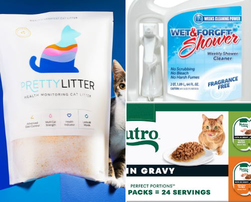 Cleaning, Laundry, & Feline Favorites! cover photo collage