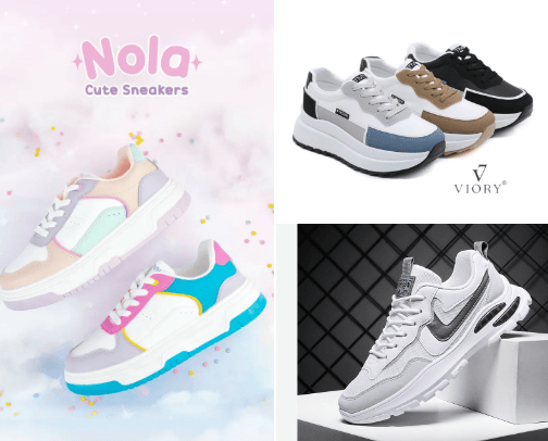 favorite sneakers 🥾 cover photo collage