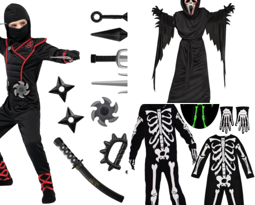 Last-Minute Halloween Costumes for Boys cover photo collage